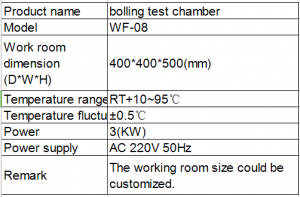 bolling test chamber