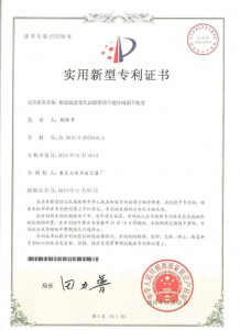 Patent for Utility Models Certificate(1)